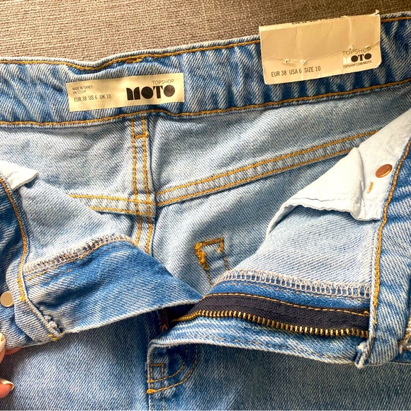 Topshop denim skirt size 6 NWT - Picture 3 of 5